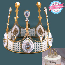 Torta Dekor KRUNA Princess 13 cm - Plastik